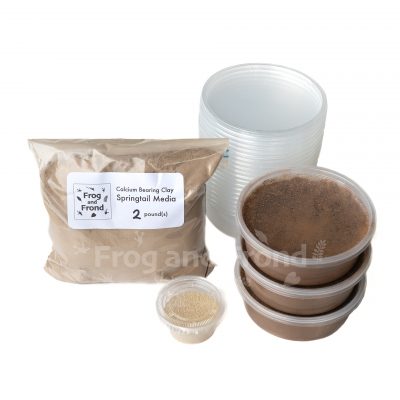 What is included in Frog and Frond Calcium Clay Springtail Culturing Kit
